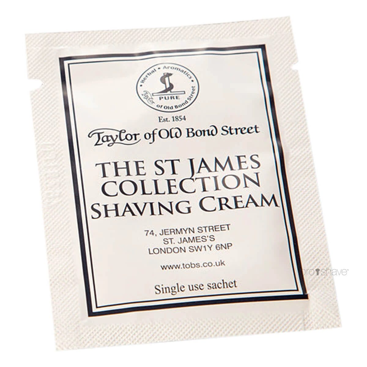 Shaving cream, St. James. James, 5 ml, SAMPLE