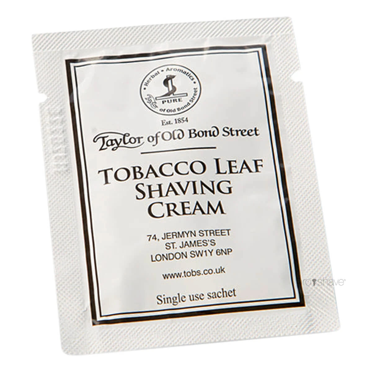 Shaving cream, Tobacco Leaf, 5 ml, SAMPLE