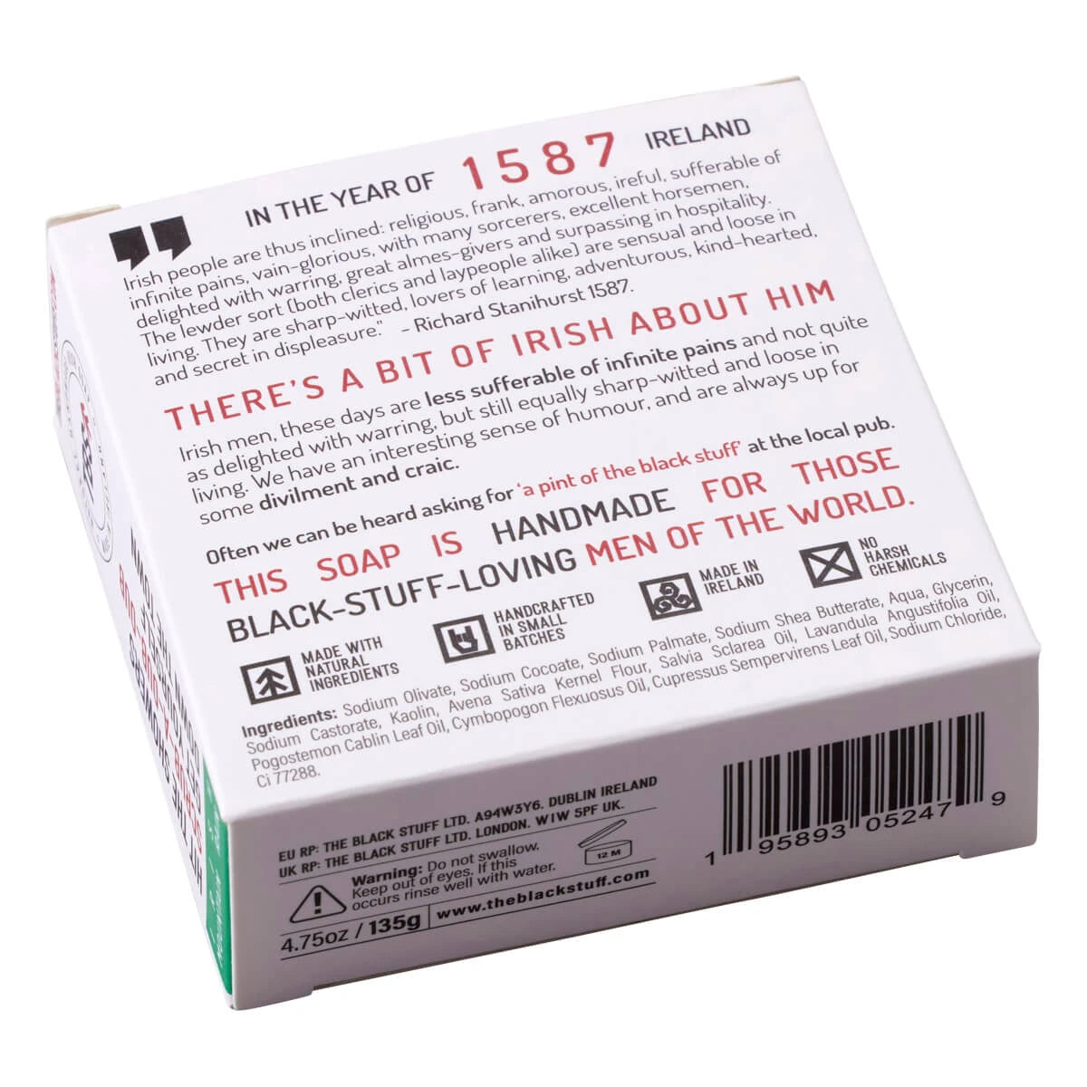 Soap, Irish Mountain Rain, 135 g.