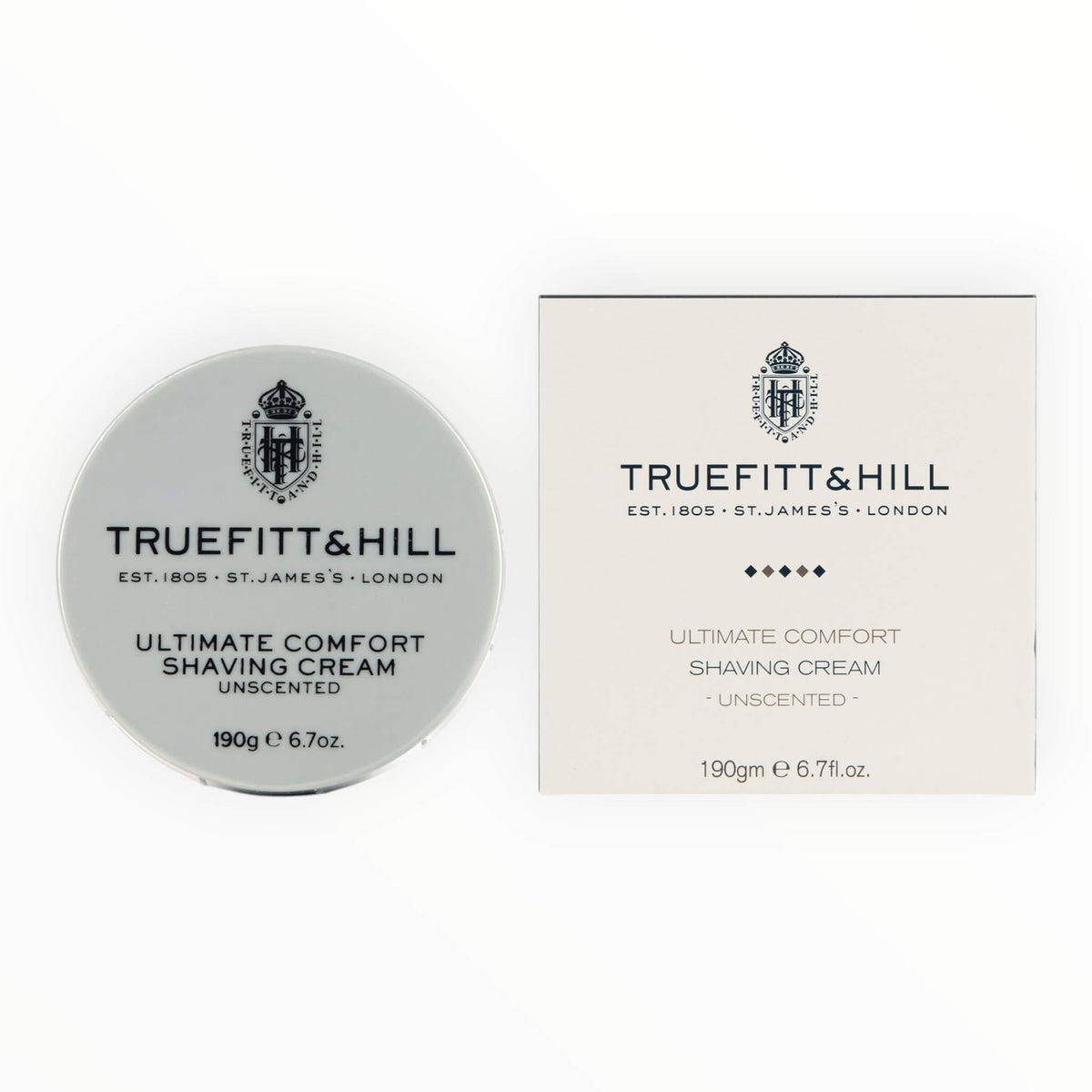 Shaving Cream, Ultimate Comfort, Unscented, 190 gr.
