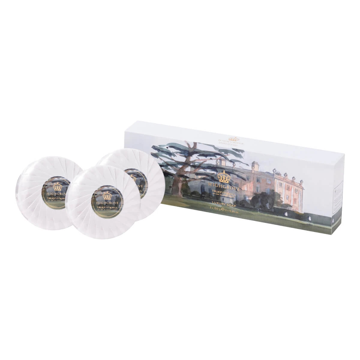 Soap, Highgrove (triple-milled), 3x150 g.