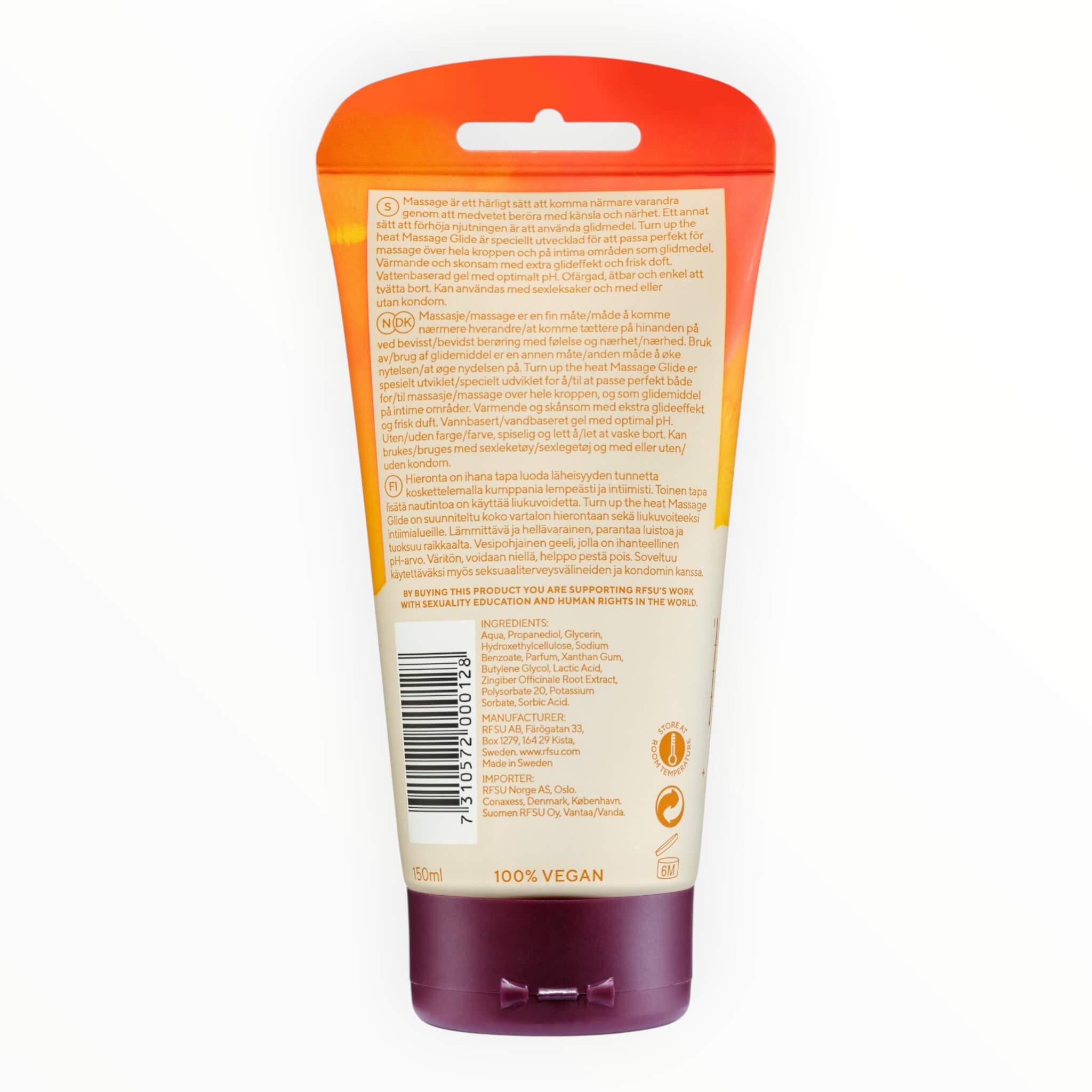 Turn Up The Heat - Lubricant, 150 ml.