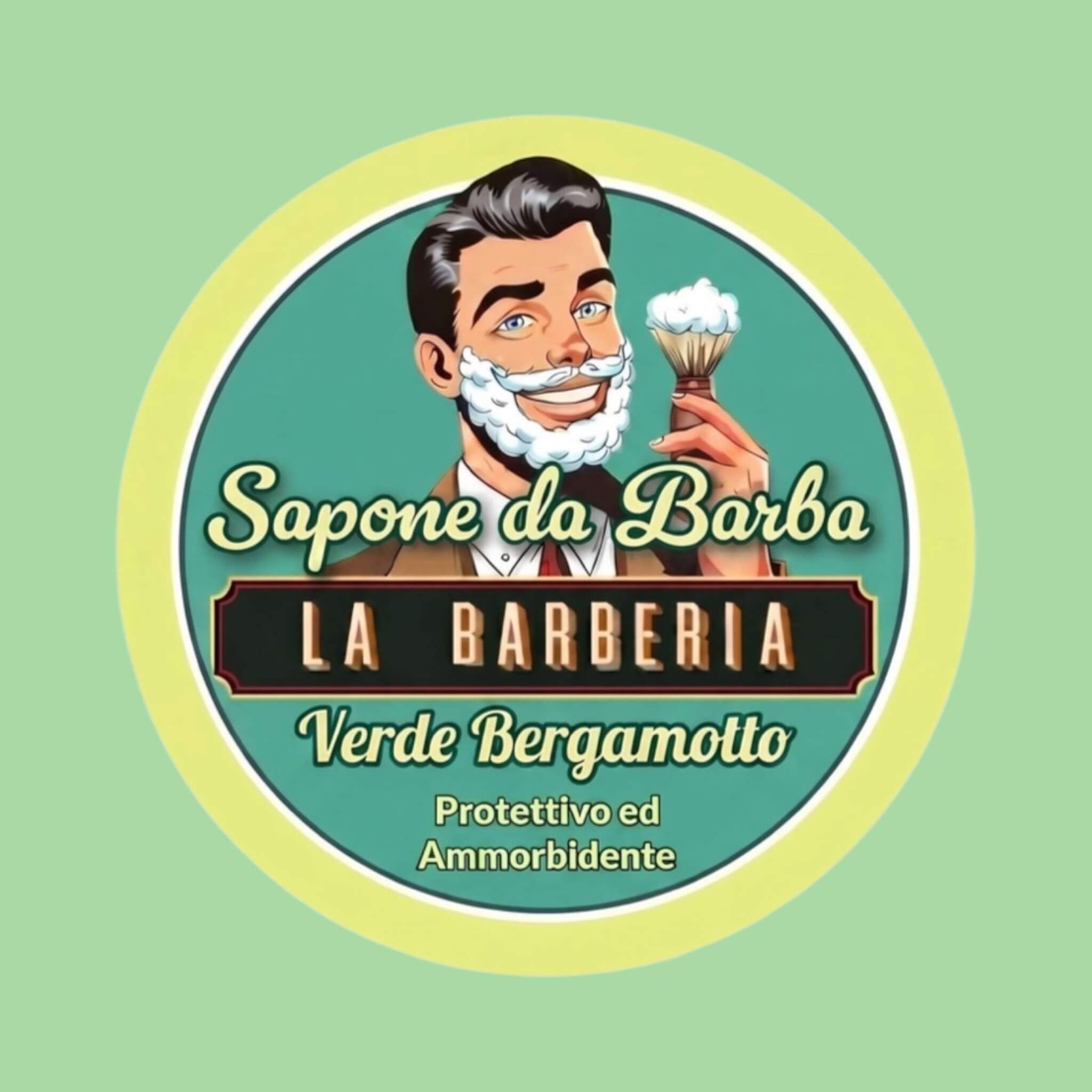 Barbersæbe, Verde Bergamotto, 150 g.