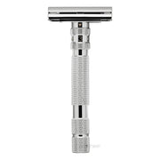 T2 Adjustable DE razor, White Chrome