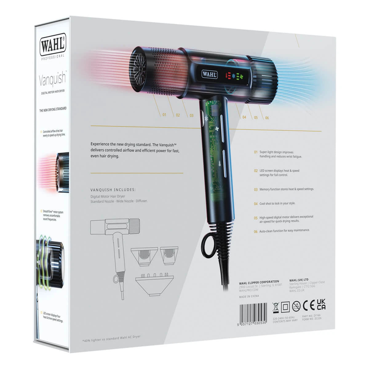 Vanquish Hair Dryer, 1600W