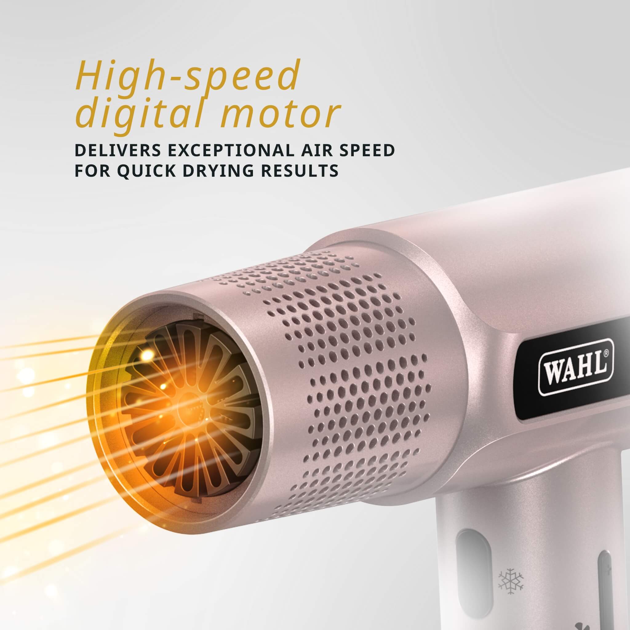Vanquish Hair Dryer, 1600W, Rosegold