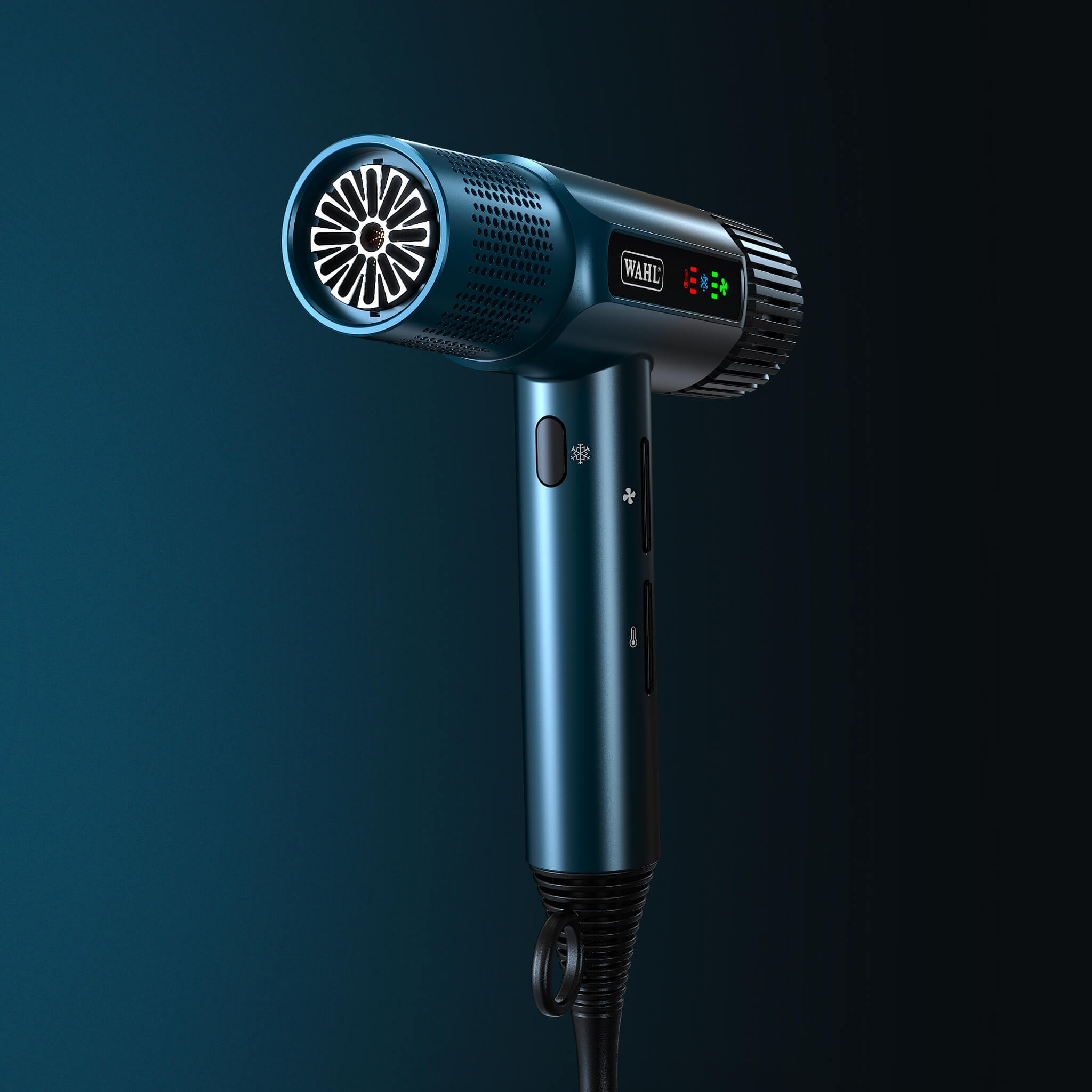 Vanquish Hair Dryer, 1600W, Midnight Blue