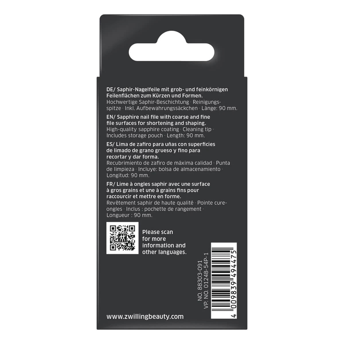 Nail file, 90 mm.