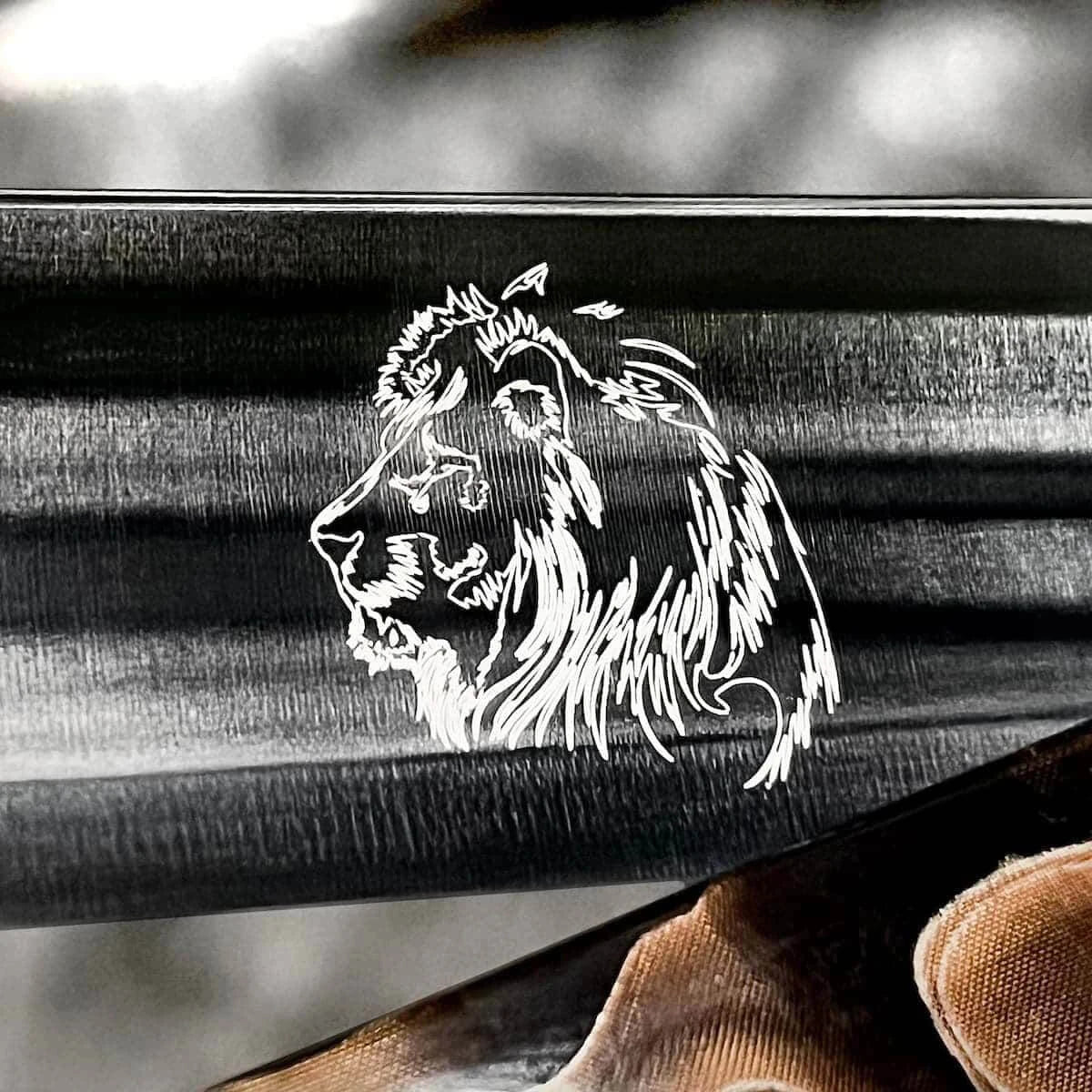 Straight Razor 8/8, Straight point, Arena, Smoked Oak