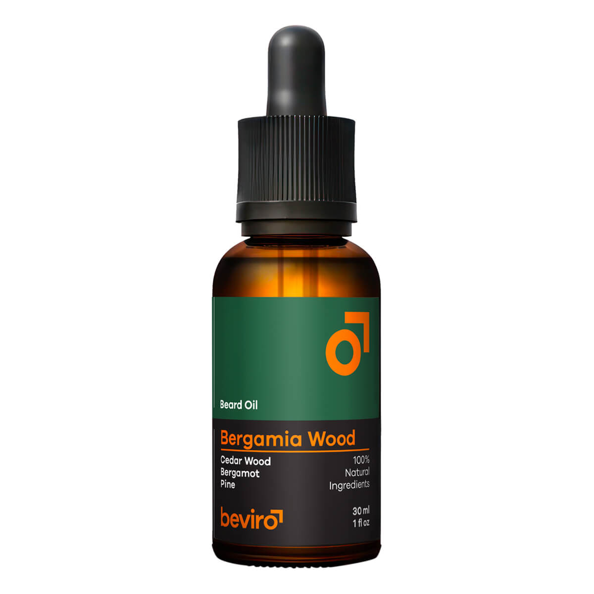 Beard Oil, Bergamia Wood, 30 ml.