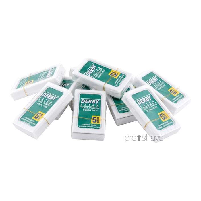 Extra, Coated DE-Barber blades, 2x5 pcs (10 pcs)
