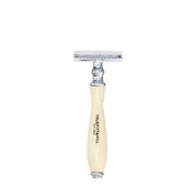 DE razor, Wellington, Faux Ivory