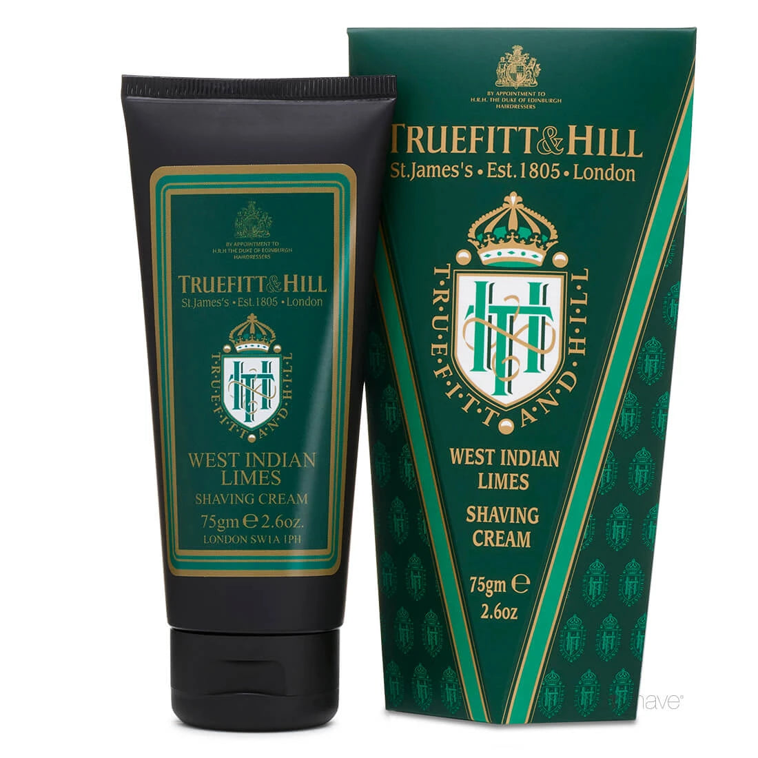 Shaving cream, West Indian Limes, 75 gr.