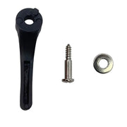 Clipper Blade Lever + Screw, Black plastic