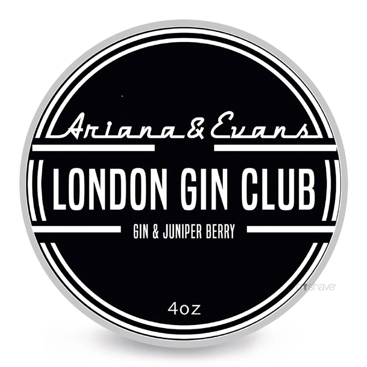 Shaving soap, London Gin Club, 118 ml.