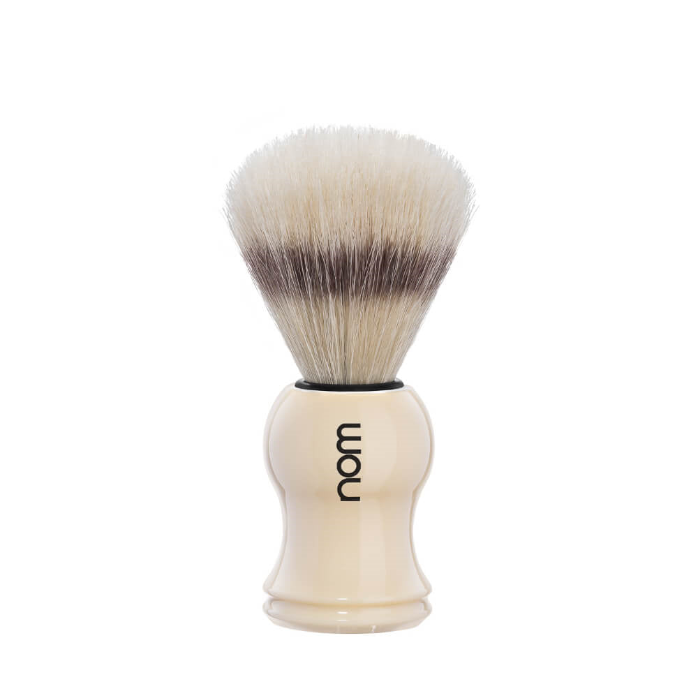Shaving Brush, GUSTAV, Natural Bristle, Cream