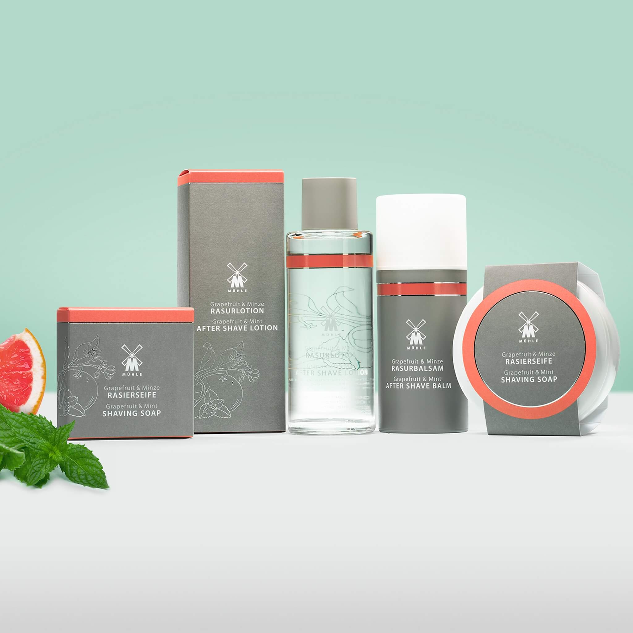 Aftershave Lotion, Grapefruit & Mint, 125 ml.