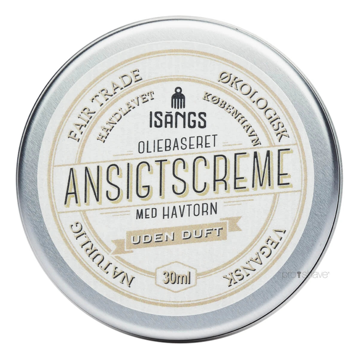 Sea Buckthorn Face Cream, Unscented, 30 ml.