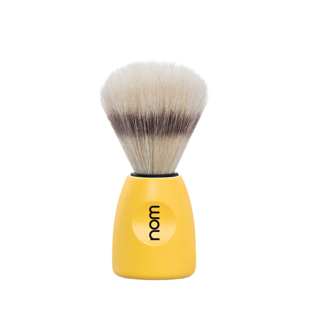 Shaving Brush, LASSE, Natural Bristle, Lemon
