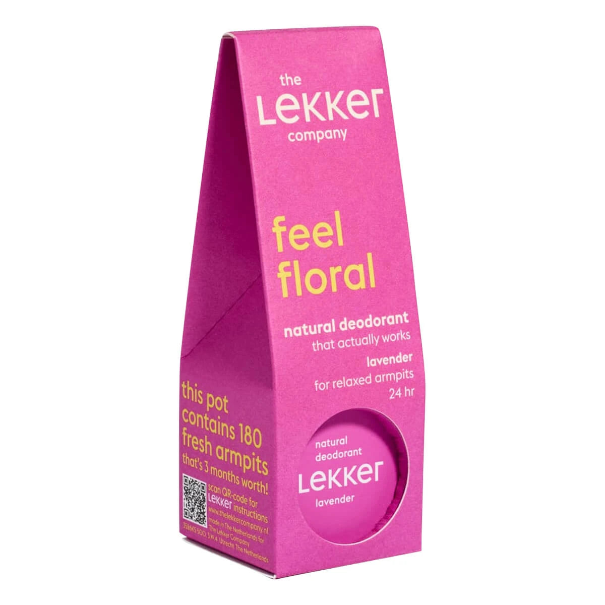 Deodorant Cream, Feel Floral - Lavender, 30 g.