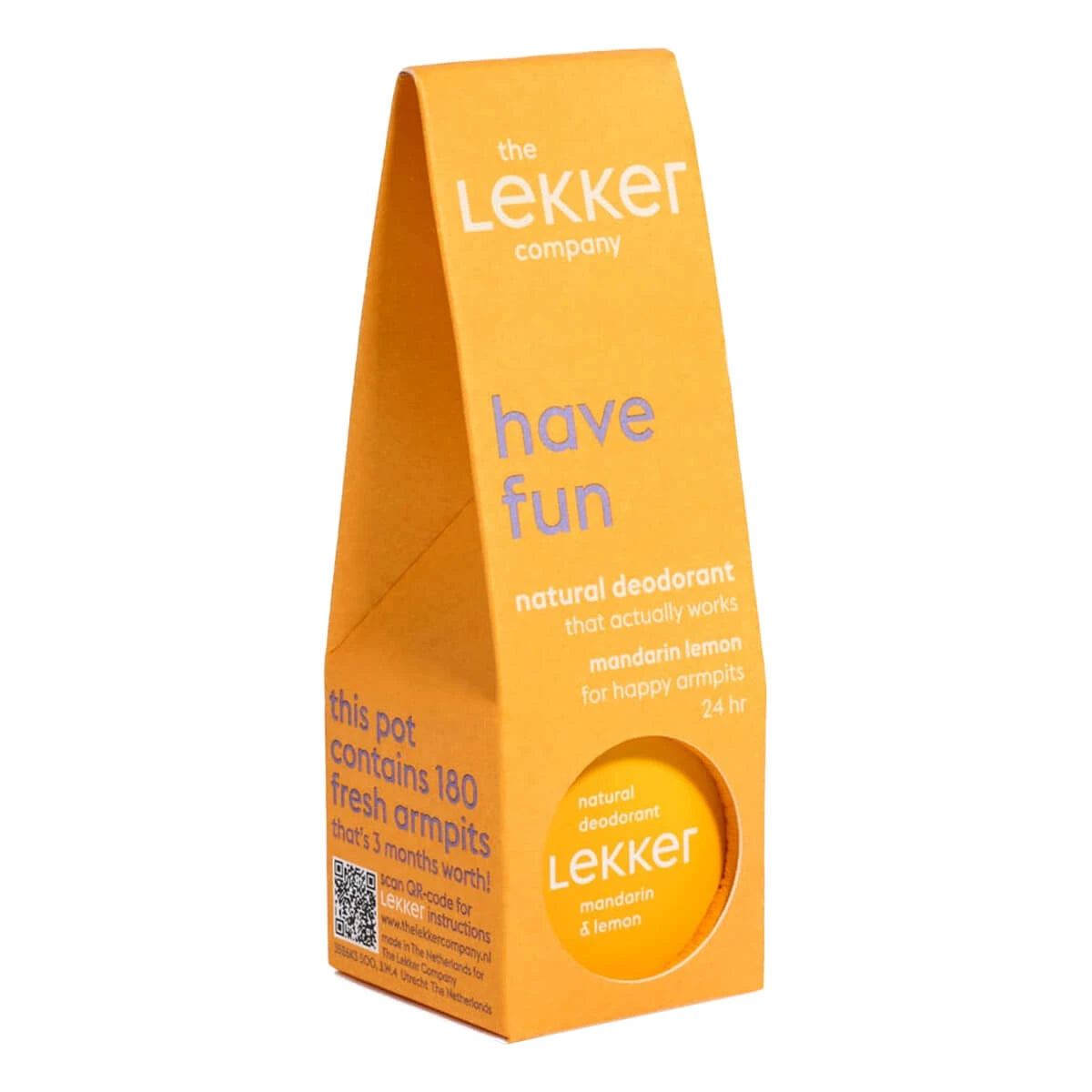 Deodorant Cream, Have Fun - Mandarin & Lemon, 30 g.