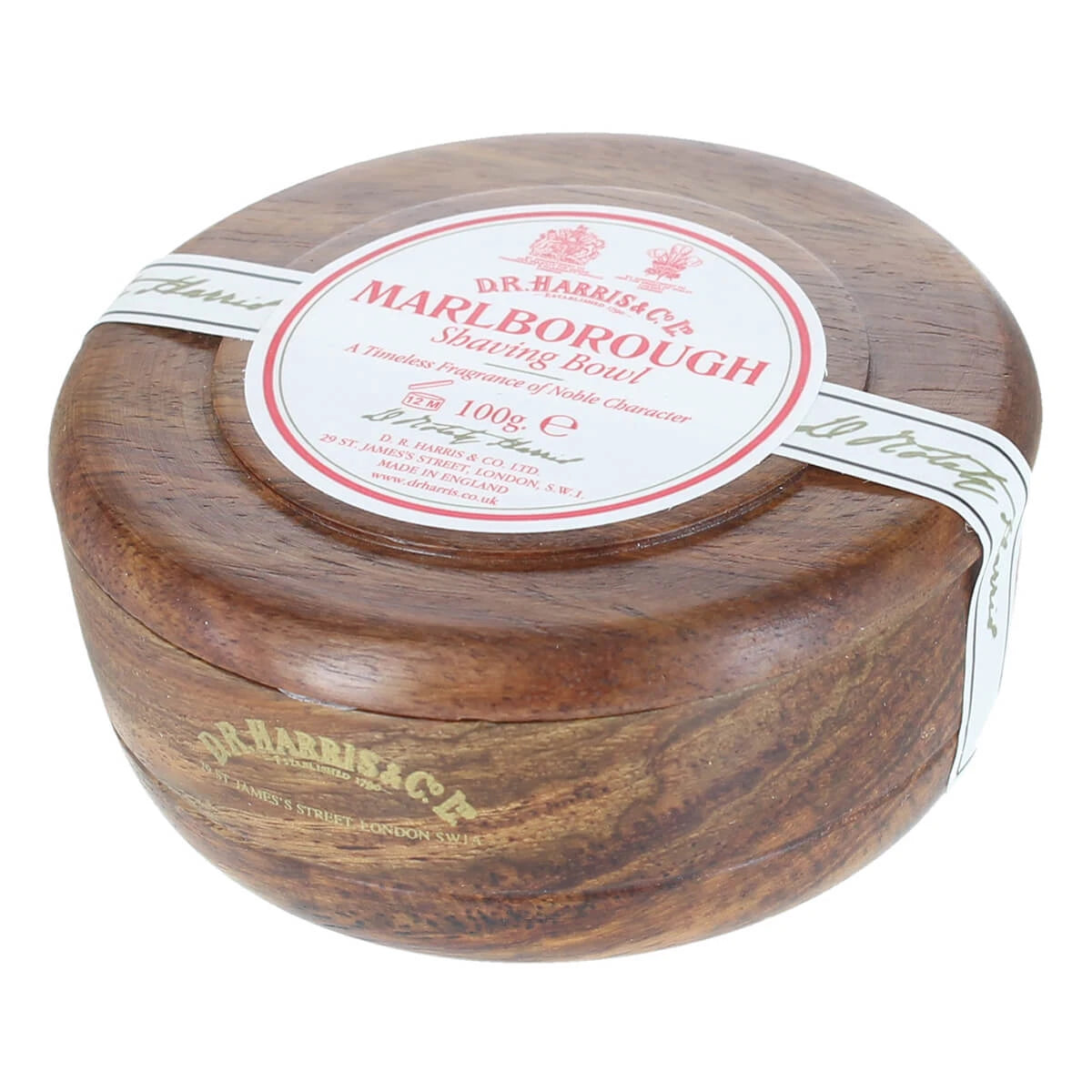 Marlborough Shaving Soap in Mahogany Wooden Bowl, 100 gr.