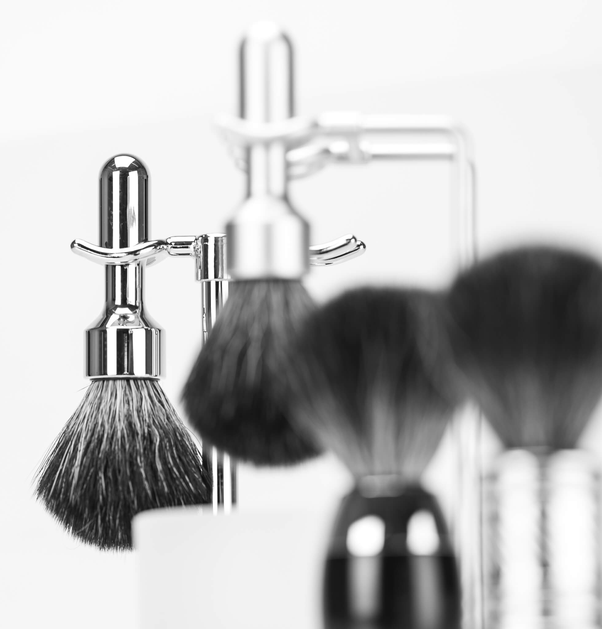 Futur Shaving Brush, Silvertip Badger, Chrome