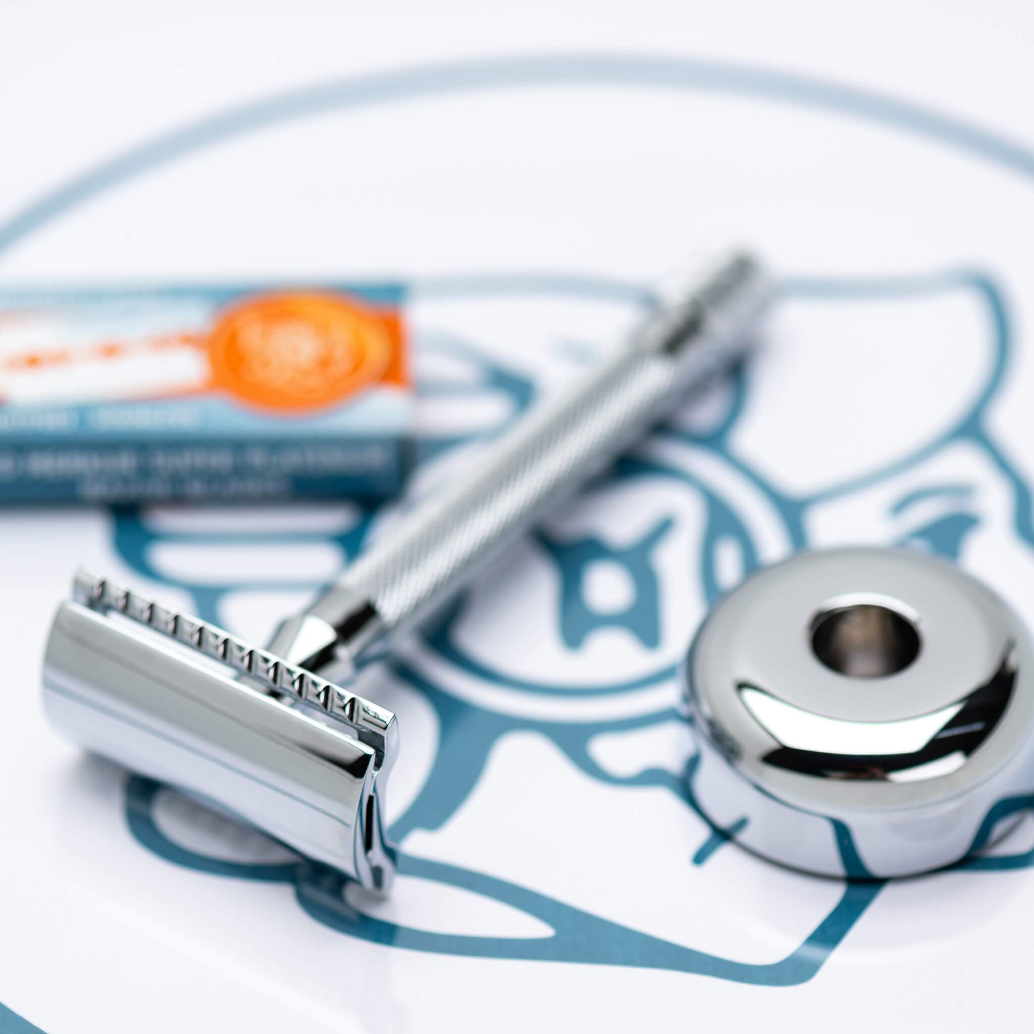 Razor holder, Chrome