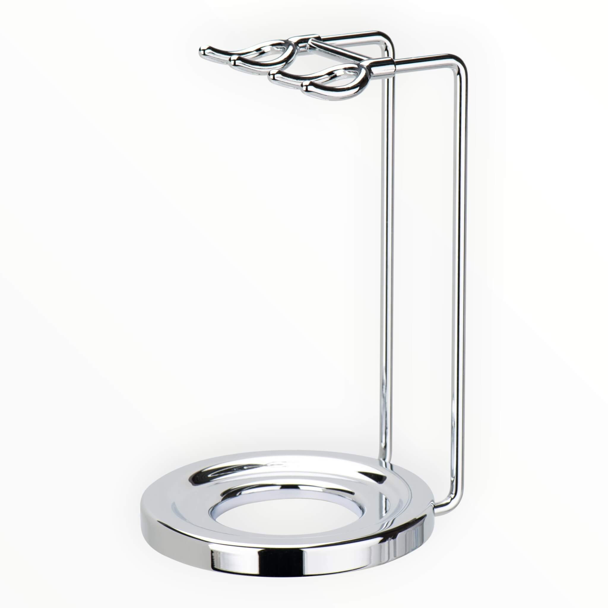 Holder with bowl for Futur Shaver and Shaving Brush, Chrome