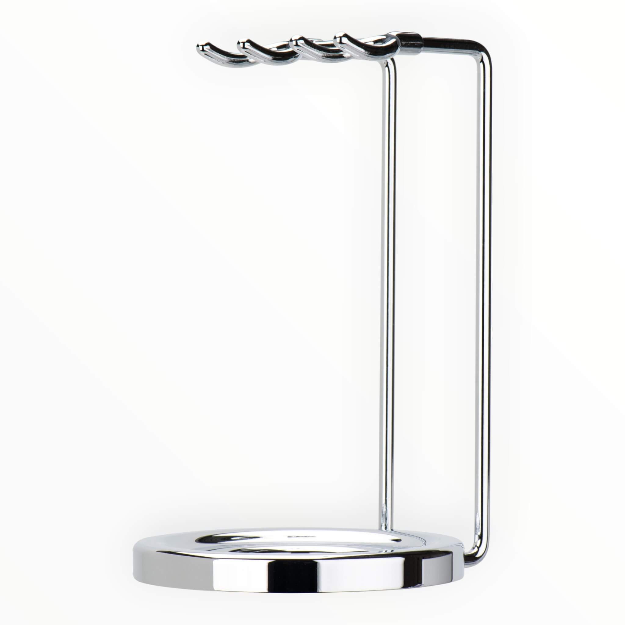 Holder with bowl for Futur Shaver and Shaving Brush, Chrome