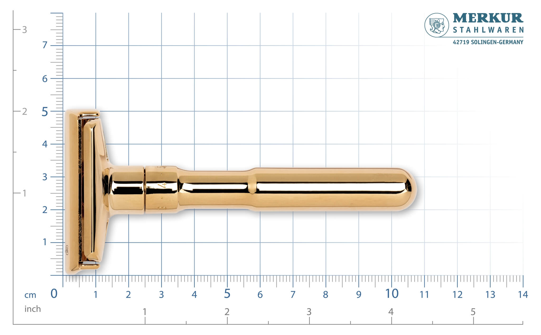 Futur Adjustable DE razor, Gold
