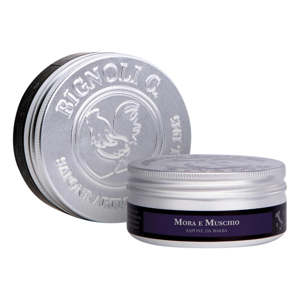 Shaving soap, Mora e Muschio, 175 gr.
