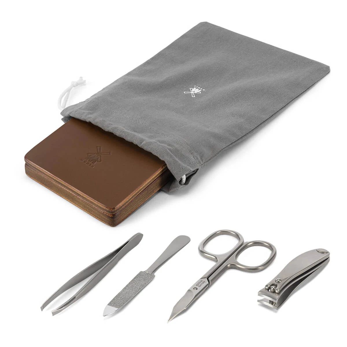 Manicure set, Leather