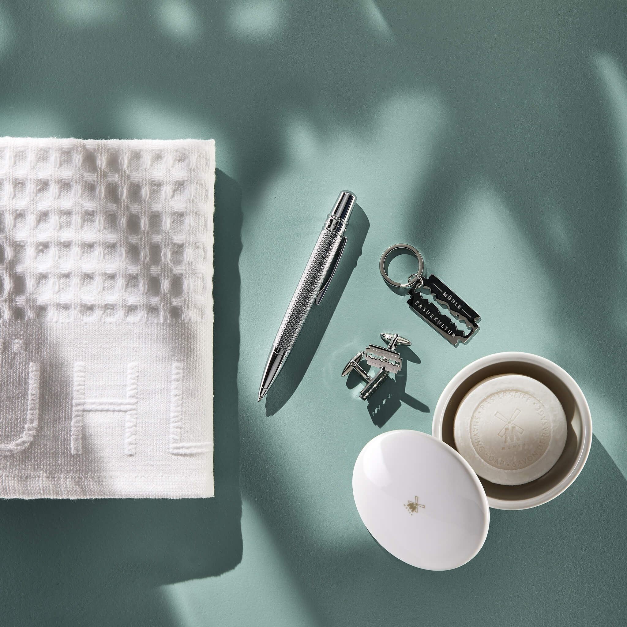 Shaving towels, Cotton, 2 pcs.