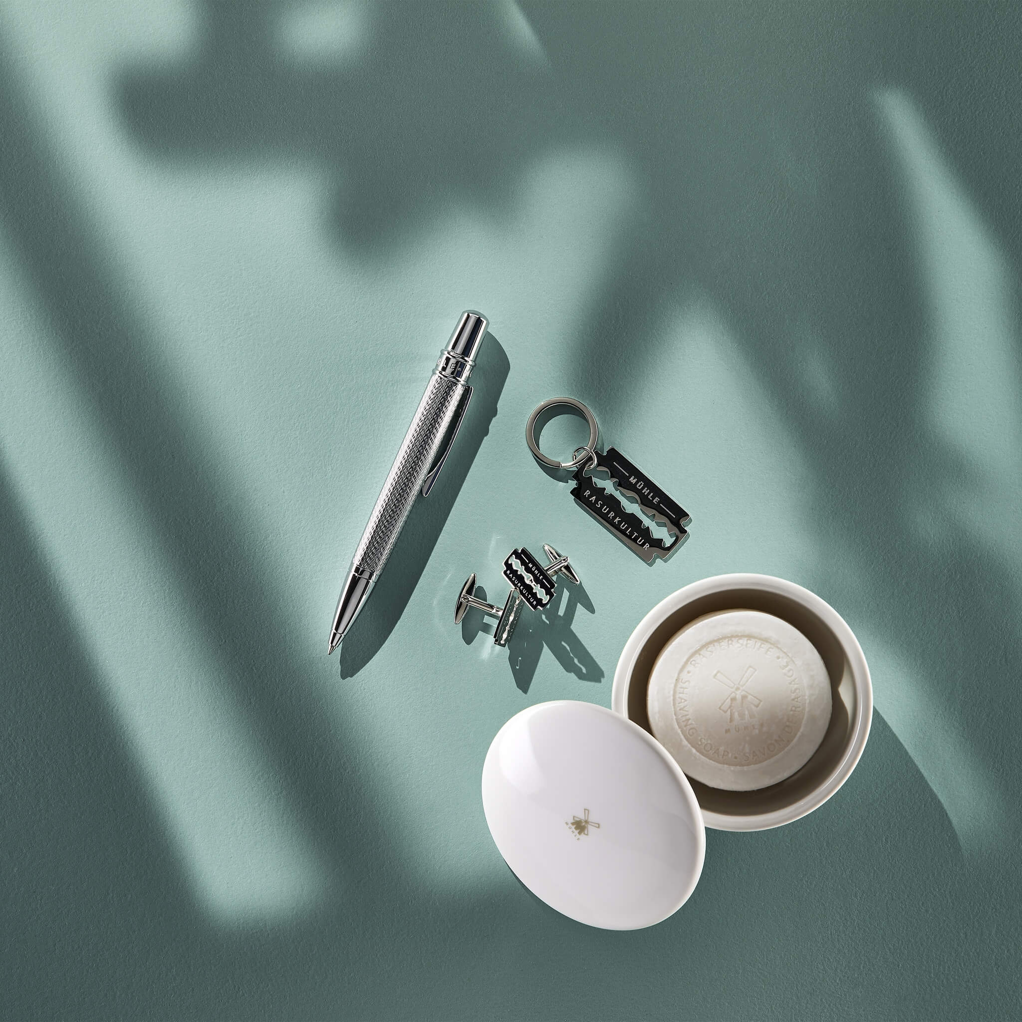 Shaving soap in porcelain bowl, Grapefruit & Mint, 65 gr.