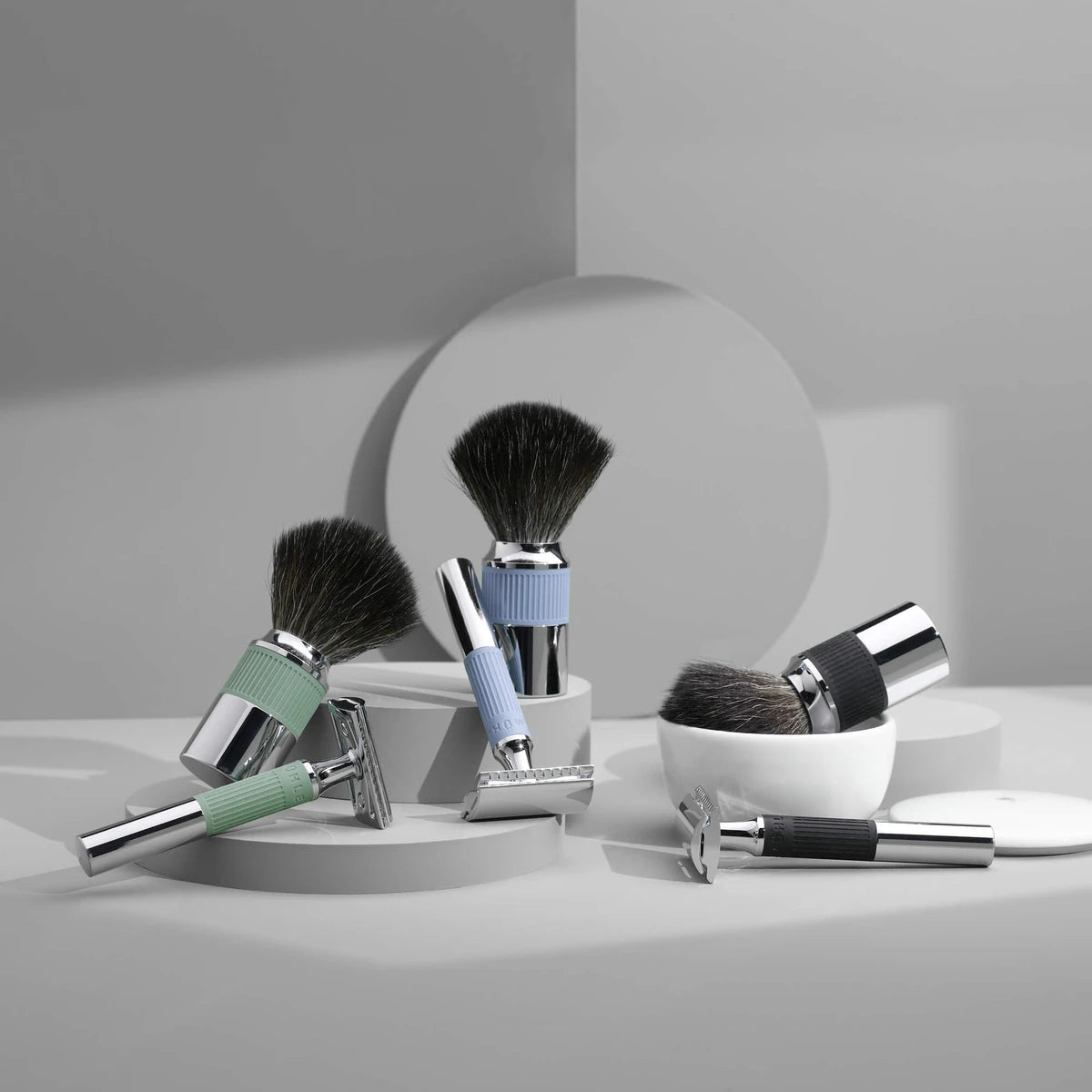 Black Fibre Shaving Brush, Neo, Black