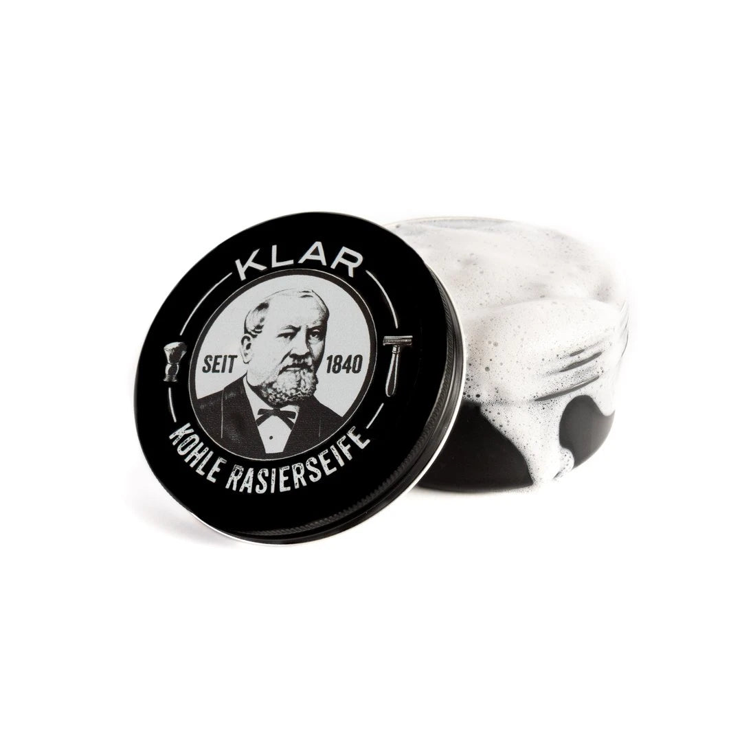 Shaving soap, Activated charcoal, 110 gr.