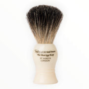 Shaving brush, Pure Badger, Starter, M, Ivory