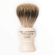 Shaving brush, Pure Badger, Traditional, S, Ivory