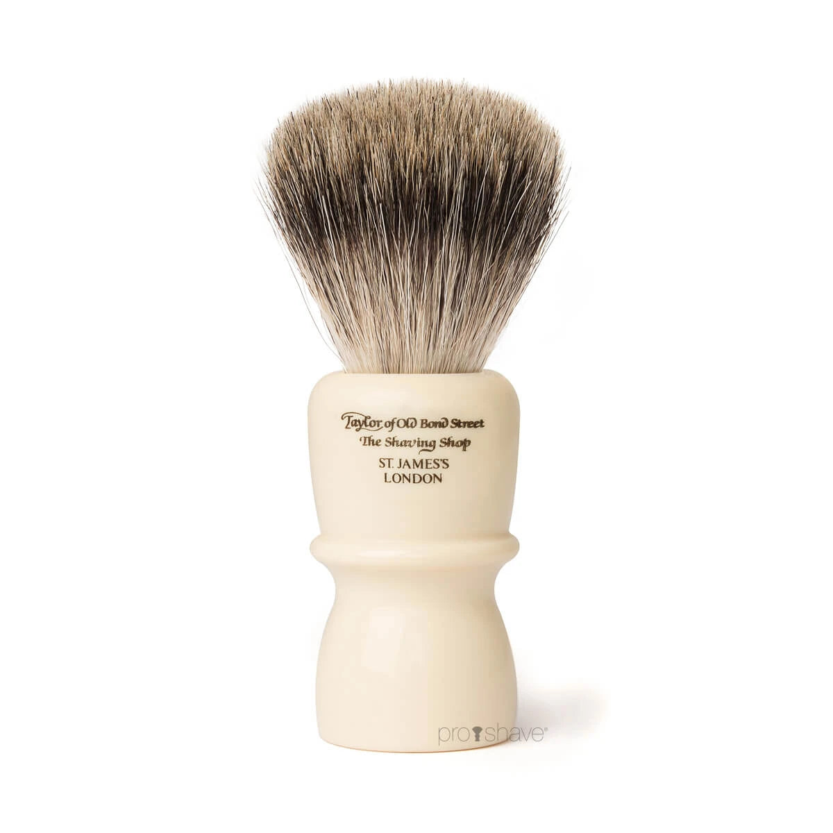 Shaving Brush, Pure Badger, Classic, XL, Tall, Ivory