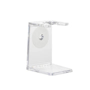 Shaving Brush Holder, Clear Plastic