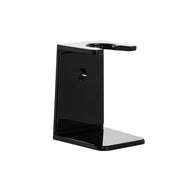 Shaving Brush Holder, Black Plastic