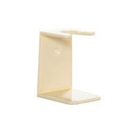 Shaving Brush Holder, Ivory White Plastic