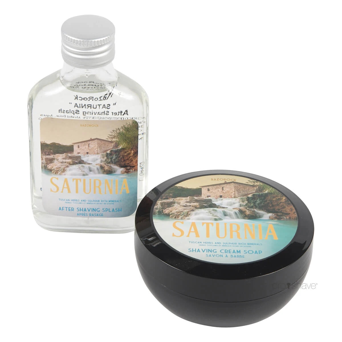Saturnia Set, Shaving Soap and Aftershave