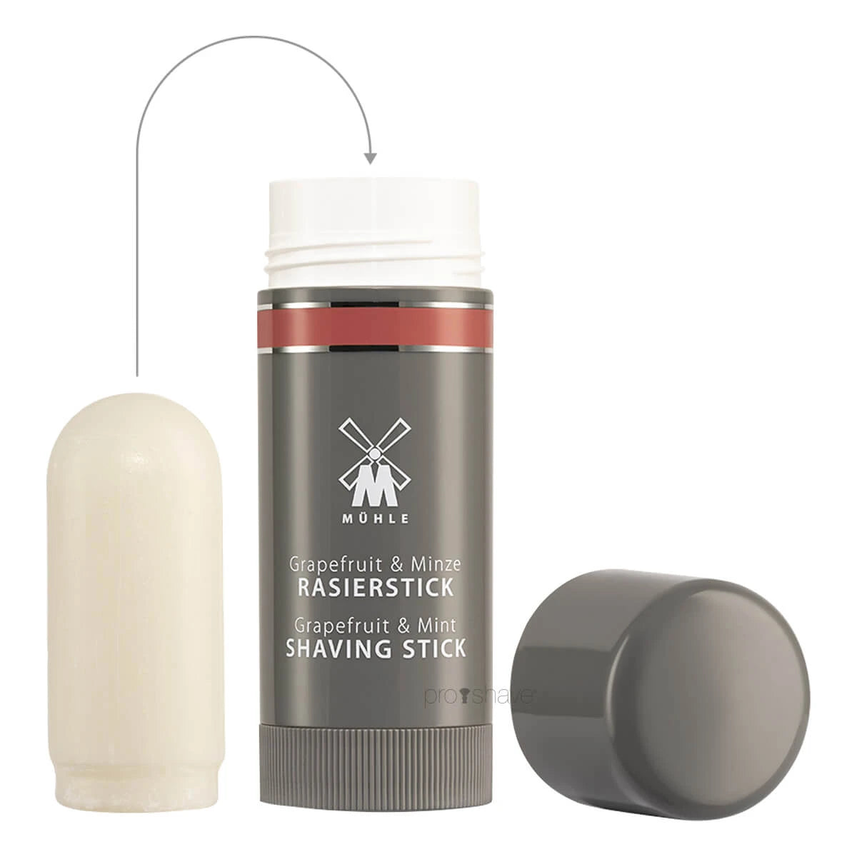 Shaving soap, Shavestick REFILL, Grapefruit & Mint, 37 gr.
