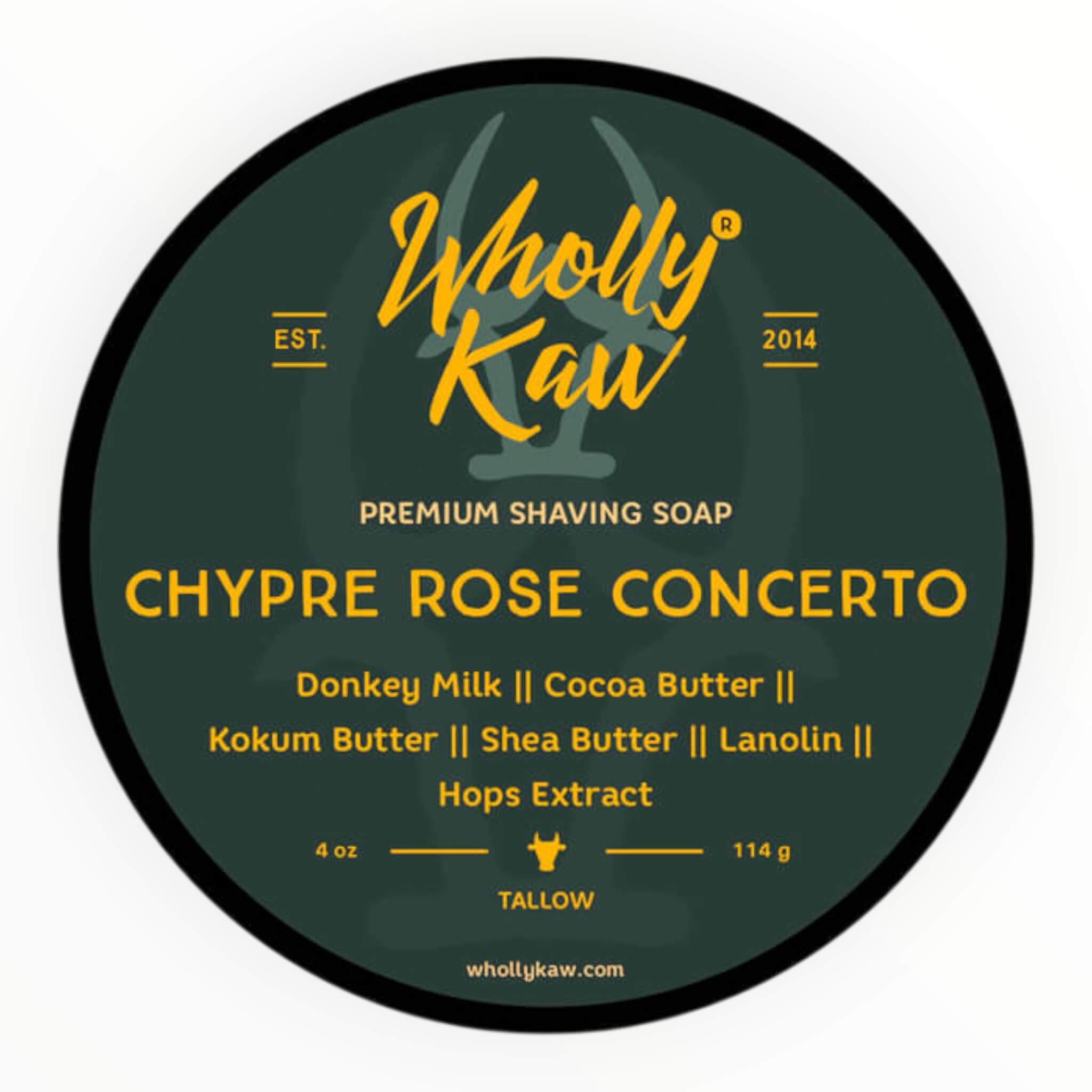 Shaving Soap, Chypre Rose Concerto, 114 g.