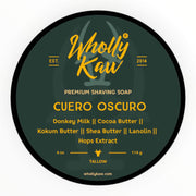 Shaving Soap, Cuero Oscuro, 114 g.