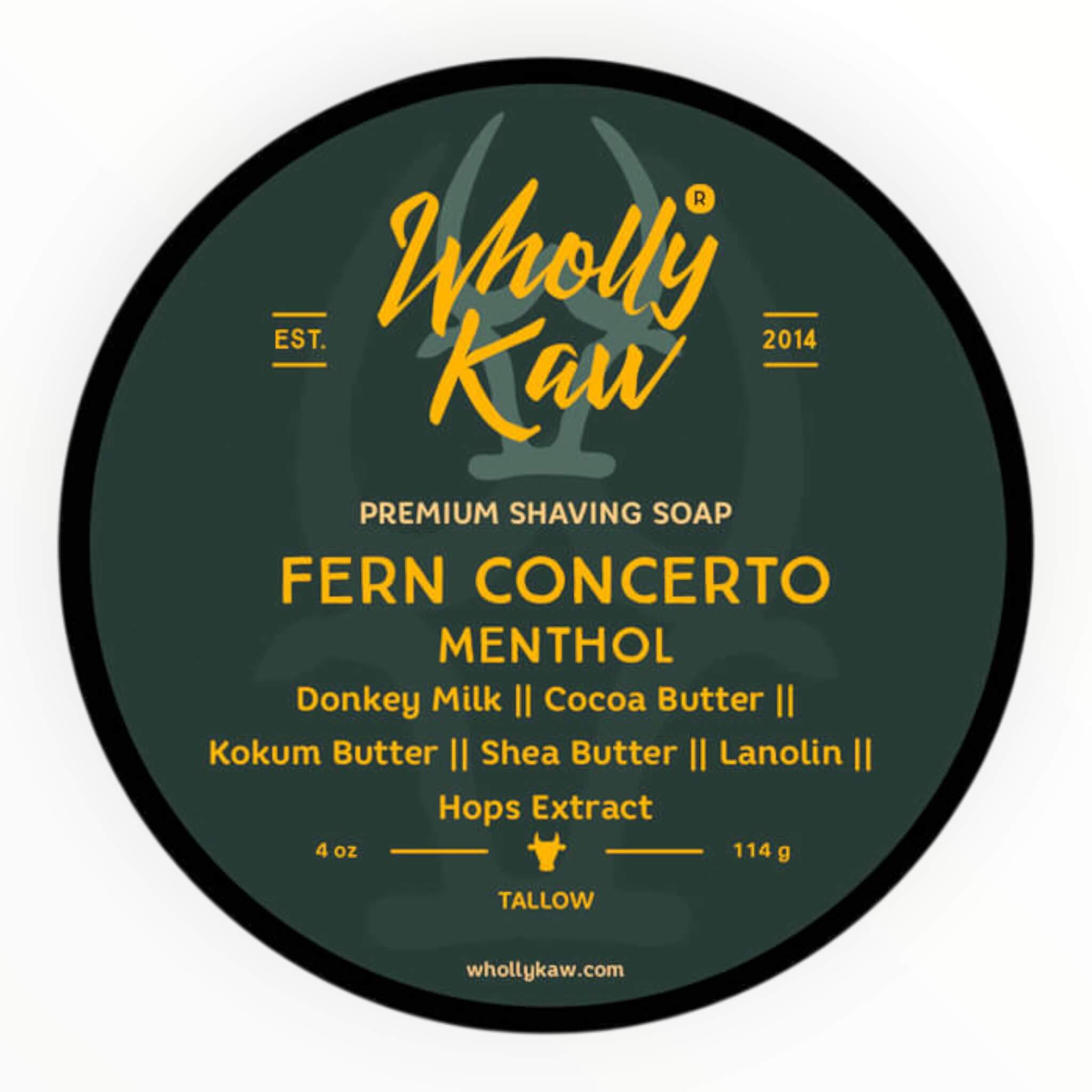 Shaving Soap, Fern Concerto, 114 g.