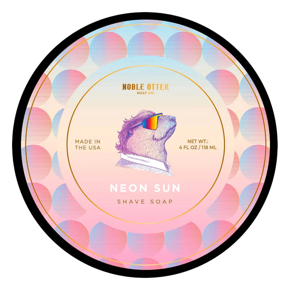 Shaving soap, Neon Sun, 118 ml.