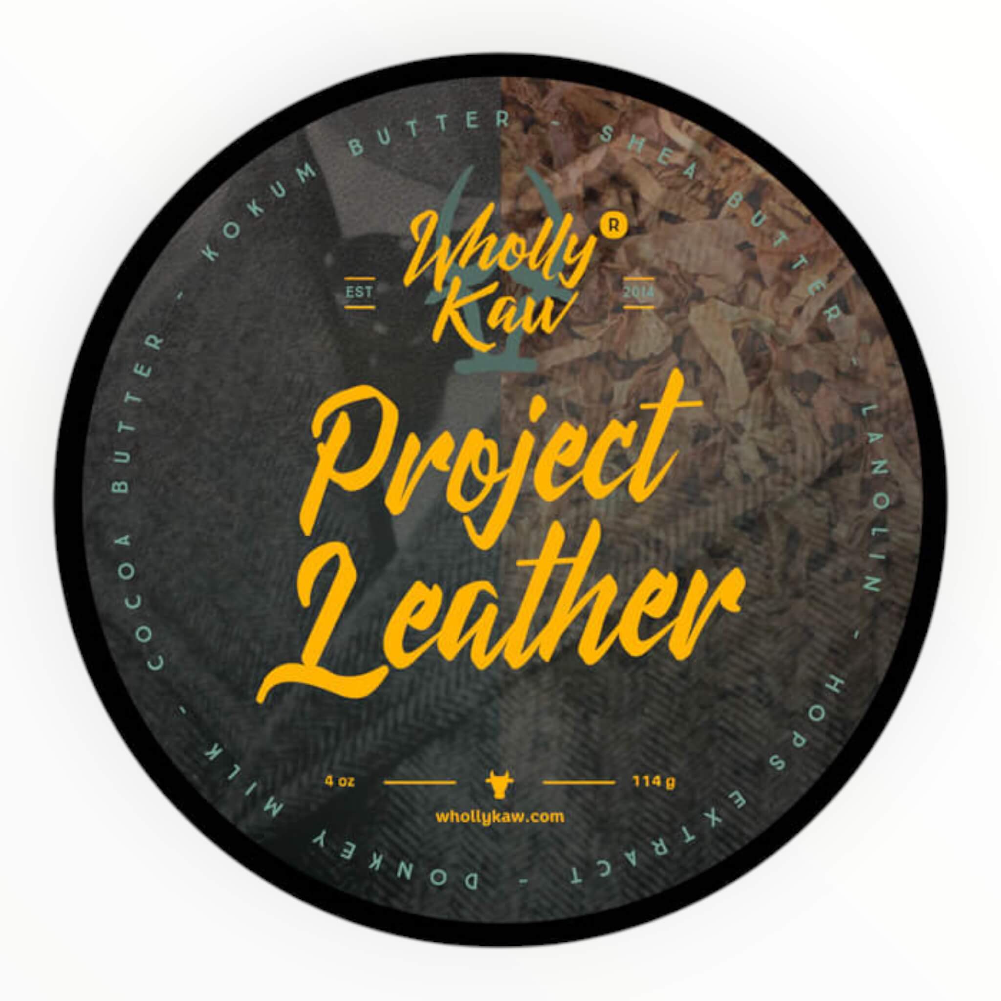 Shaving Soap, Project Leather, 114 g.